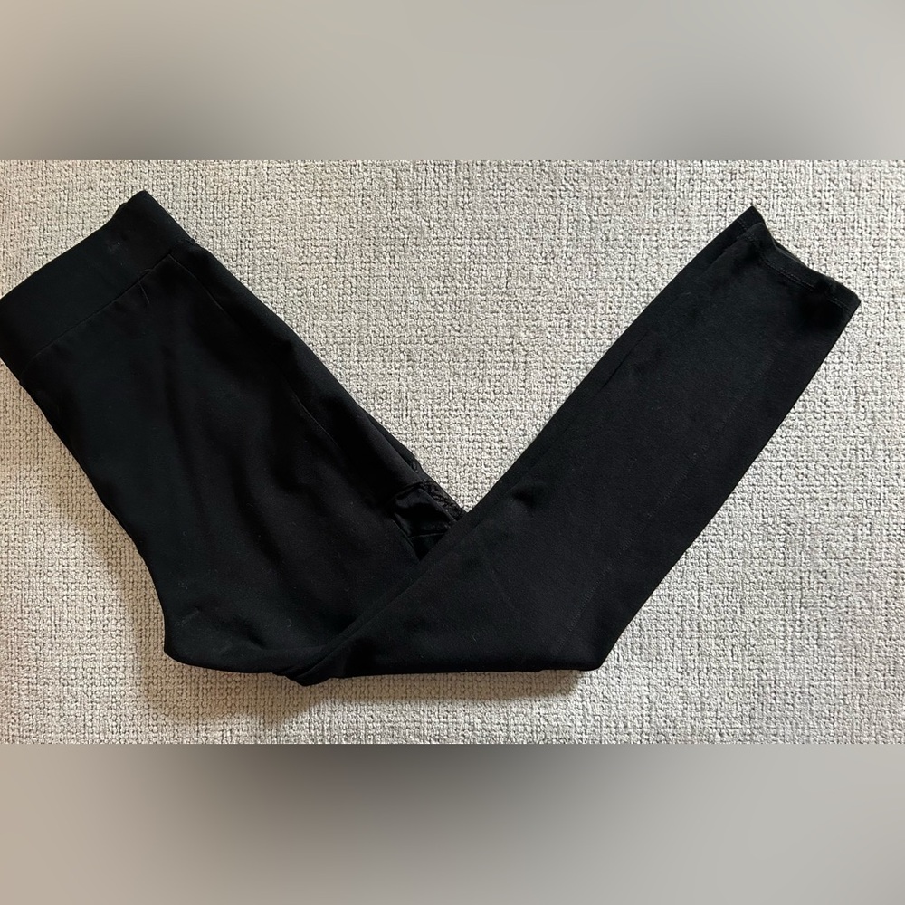 Ci Sono Black Leggings W/Sheer Cutout Details Size Small-Great Condition🖤